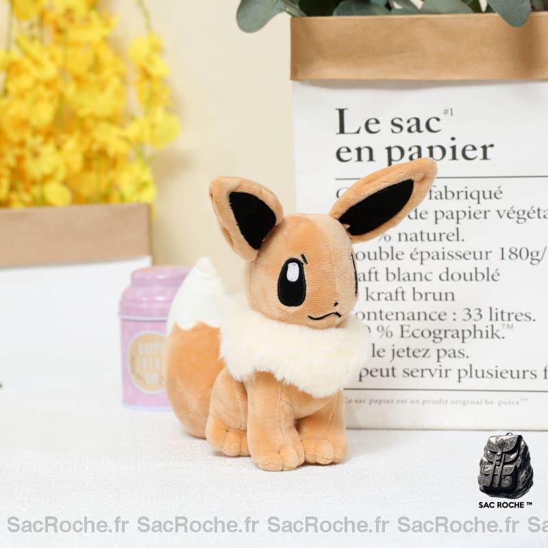 Peluche Douce Evoli Sac À Dos Enfant