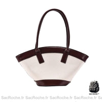Petit Sac Beige Main - modèle Rouge vin - Sac Roche ™