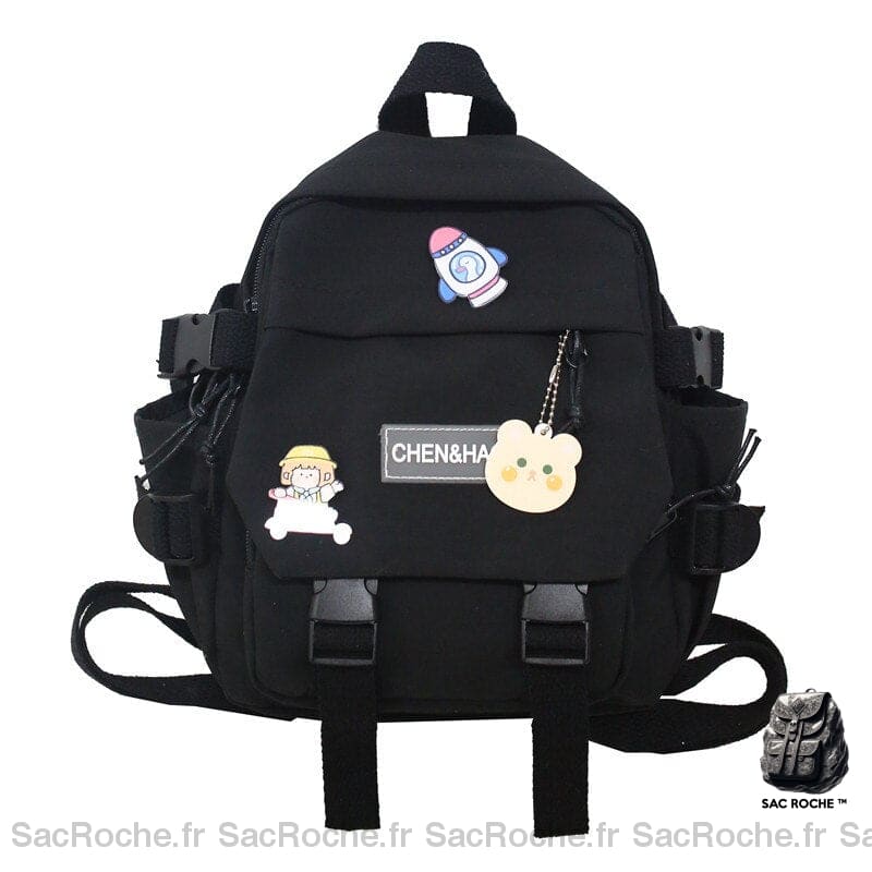 Petit Sac Dos Femme Toile Noir Sac À Dos Femme