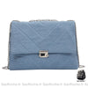 Petit Sac Femme Tissu Bleu Claire À Main
