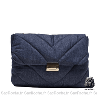 Petit Sac Femme Tissu - modèle Bleu foncé - Sac Roche ™