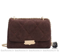 Petit Sac Femme Velours Bandoulière - Sac Roche ™