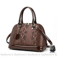Petit sac main léger - modèle Marron - Sac Roche ™
