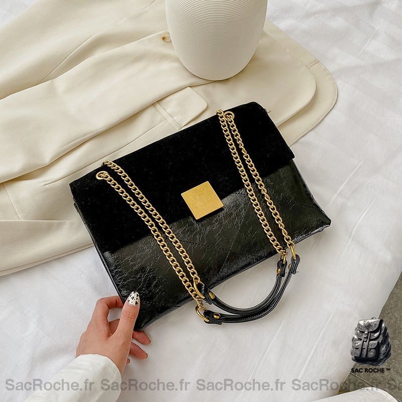 Petite Pochette Bandoulière Femme Noir Sac À Main Femme