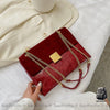 Petite Pochette Bandoulière Femme Rouge Sac À Main Femme