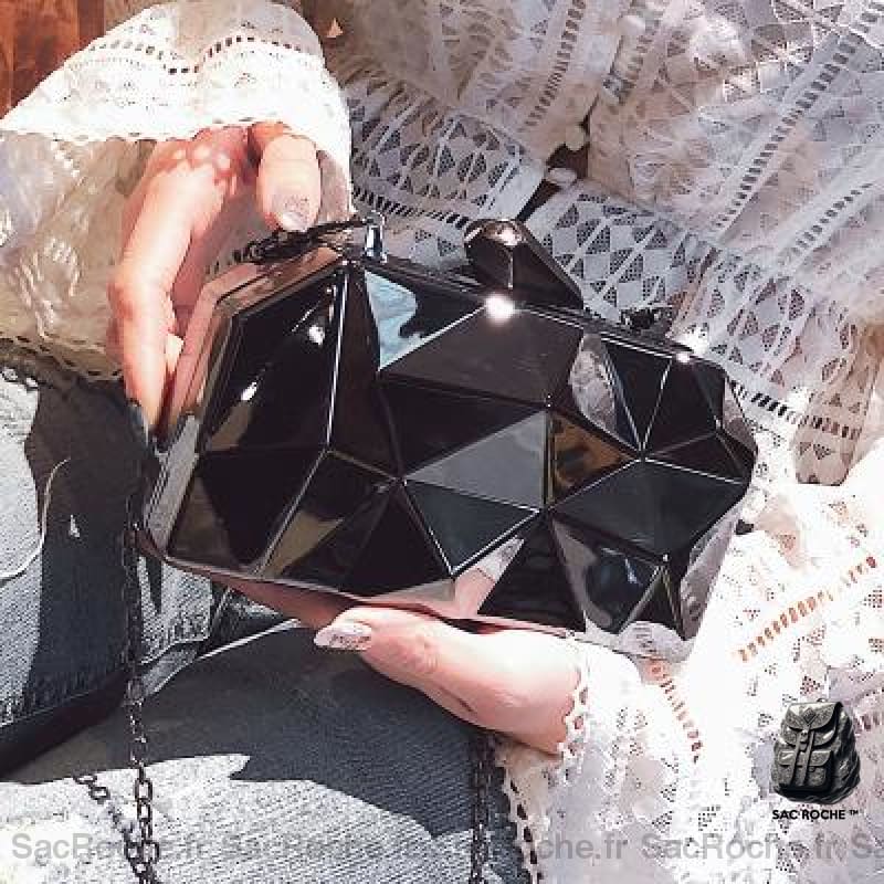 Pochette Femme Design Noir Pochette Femme