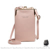 Pochette Femme Luxe - Grand Portefeuille Rose Pale Pochette Femme