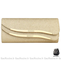 Pochette femme soirée chic - modèle Or - Sac Roche ™