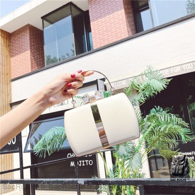 Pochette Femme Tendance Blanc Pochette