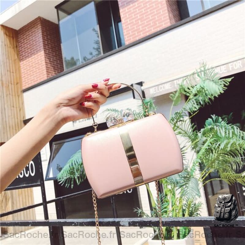 Pochette Femme Tendance Rose Pochette