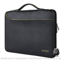 Pochette Hydrofuge Ordinateur Simili Cuir Noir Noir / 13 Pouces Sacoches