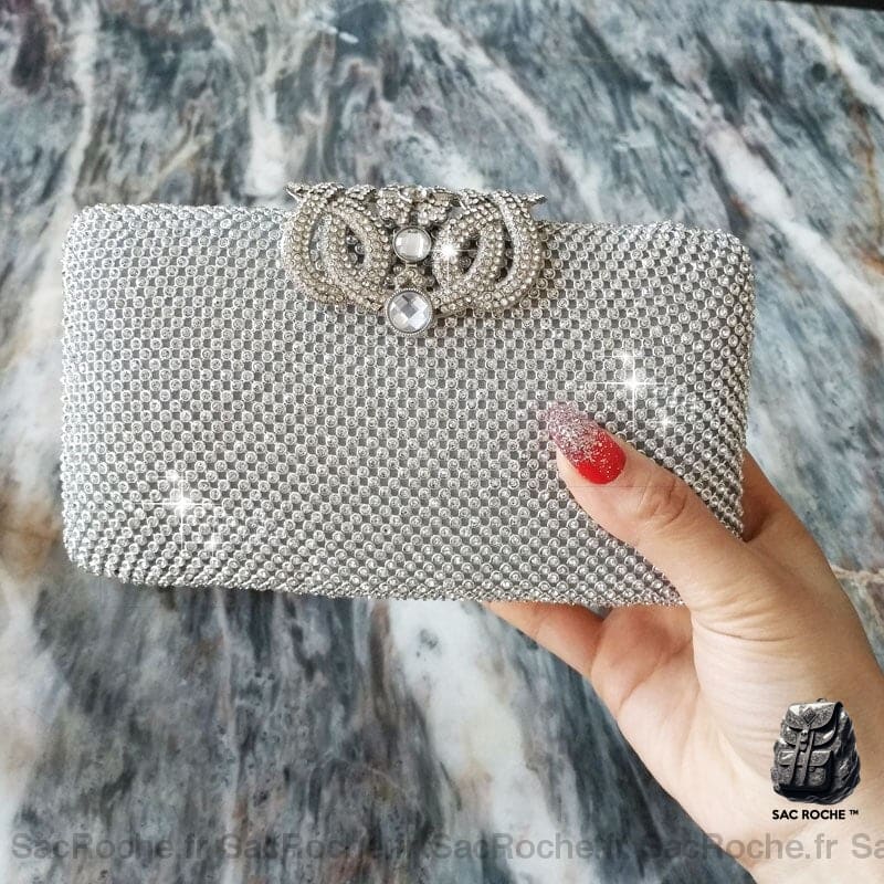 Pochette Luxe En Sac Argent Pochette Femme