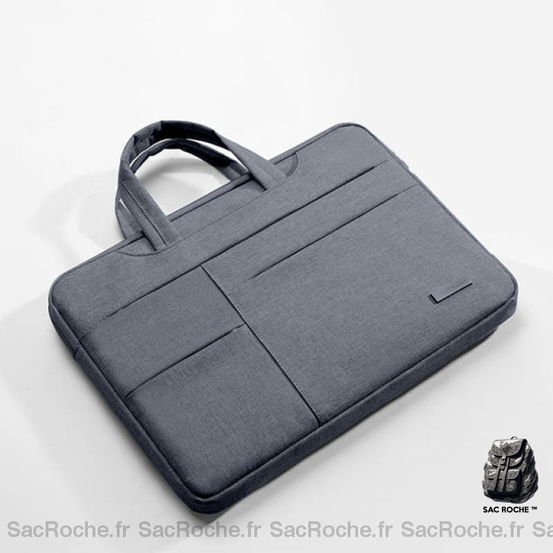 Pochette Ordinateur Multi-Poches 13-15 Pouces Gris Foncé / 13 Sacoches