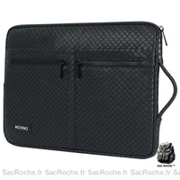 Pochette Ordinateur Simili Cuir Noir 13-15