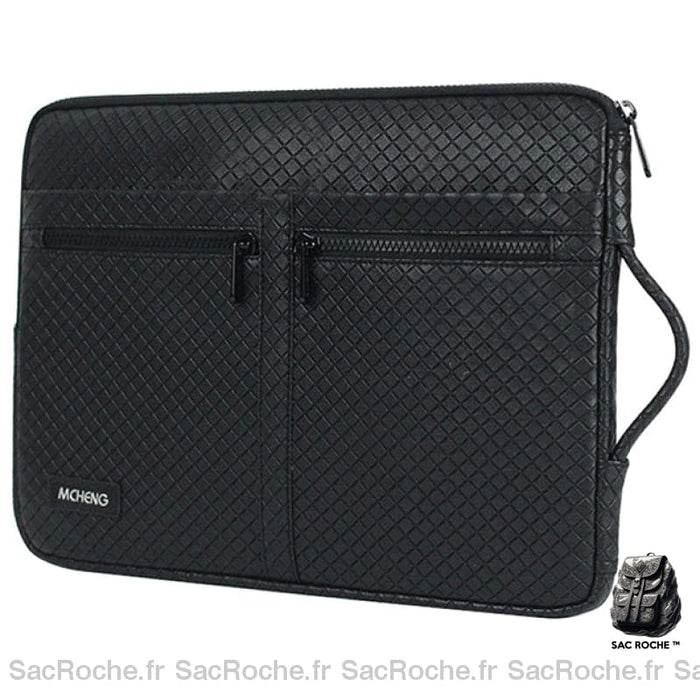 Pochette Ordinateur Simili Cuir Noir 13-15 / 13 Pouces Sacoches Ordinateur