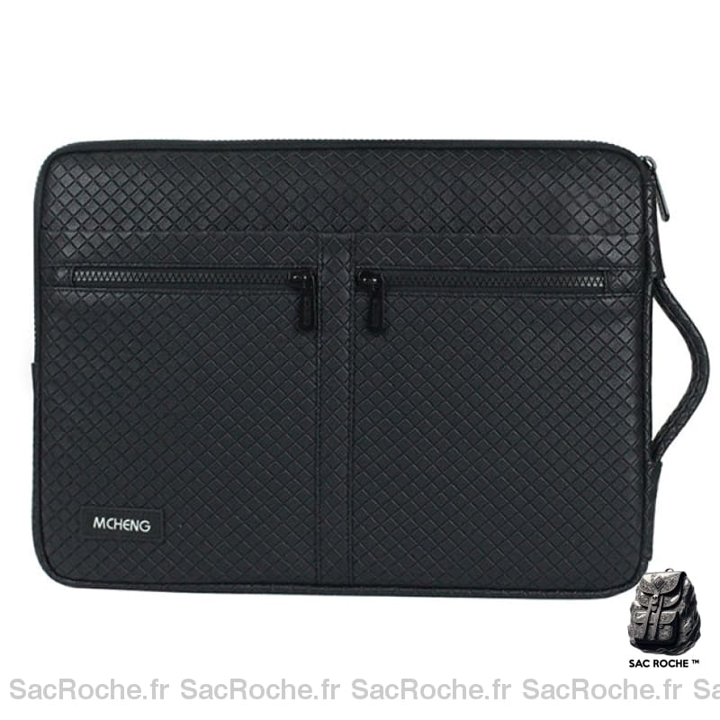 Pochette Ordinateur Simili Cuir Noir 13-15 Sacoches Ordinateur