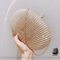 Pochette Soirée Chic Noir - modèle Or - Sac Roche ™