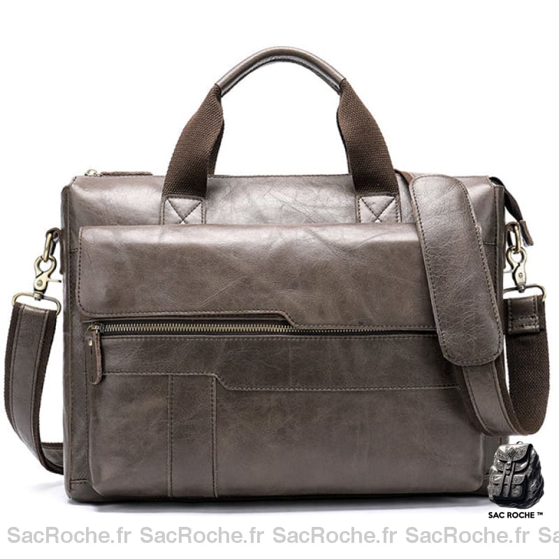 Porte-Documents Cuir Ordinateur 14 - Bandoulière Ajustable Sacoches Ordinateur