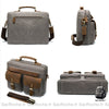 Porte-Documents Toile Cuir 14 Rétro Sacoches Ordinateur