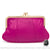Porte monnaie femme cuir véritable luxe - modèle Fuchsia - Sac Roche ™