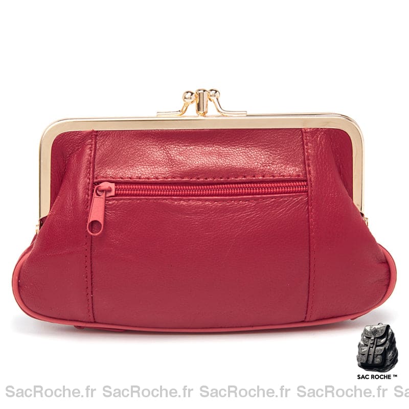 Porte Monnaie Femme Cuir Véritable Luxe Portefeuille