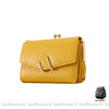 Porte Monnaie Femme Luxe Cuir Jaune Portefeuille