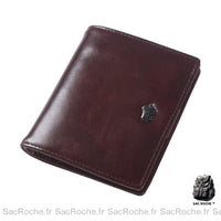 Portefeuille Cuir Homme RFID Protecteur - modèle Marron - Sac Roche ™