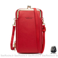 Portefeuille femme 2 en 1 - modèle Rouge - Sac Roche ™