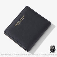 Portefeuille Femme Compact et Petit - modèle Noir - Sac Roche ™