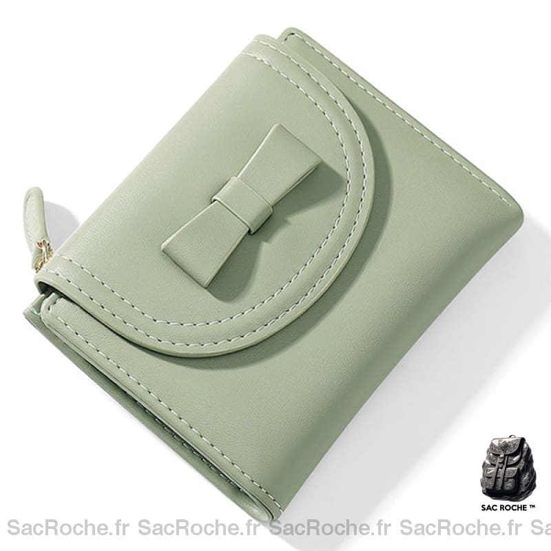 Portefeuille Femme Cuir Rouge Trendy Vert Portefeuille Femme