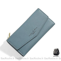 Portefeuille femme élégant et spacieux - modèle Bleu - Sac Roche ™