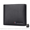 Portefeuille Homme Cuir Véritable Rfid Noir Portefeuilles