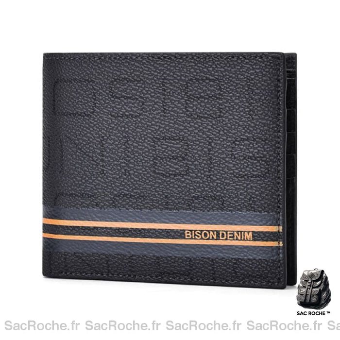 Portefeuille Homme Simili Cuir Noir - Protection Rfid Portefeuilles