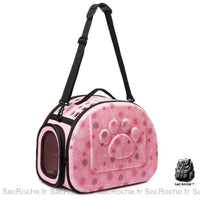 Sac à bandoulière chien transport - modèle Rose / M - Sac Roche ™