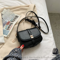Sac à bandoulière mode petite taille - modèle Noir - Sac Roche ™