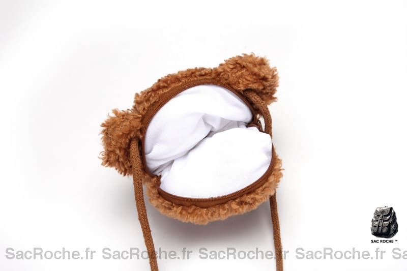 Sac À Bandoulière Peluche Ourson Enfants Dos Enfant