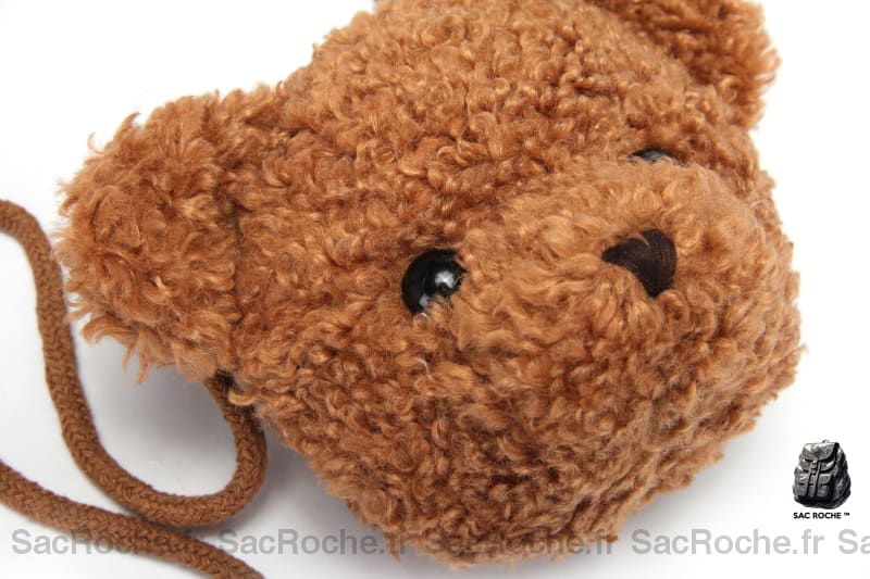 Sac À Bandoulière Peluche Ourson Enfants Dos Enfant