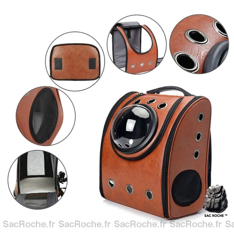 Sac À Bulle Vintage Animaux De Compagnie Dos