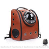 Sac à bulle de voyage vintage pour animaux de compagnie - Marron - Chat Chien