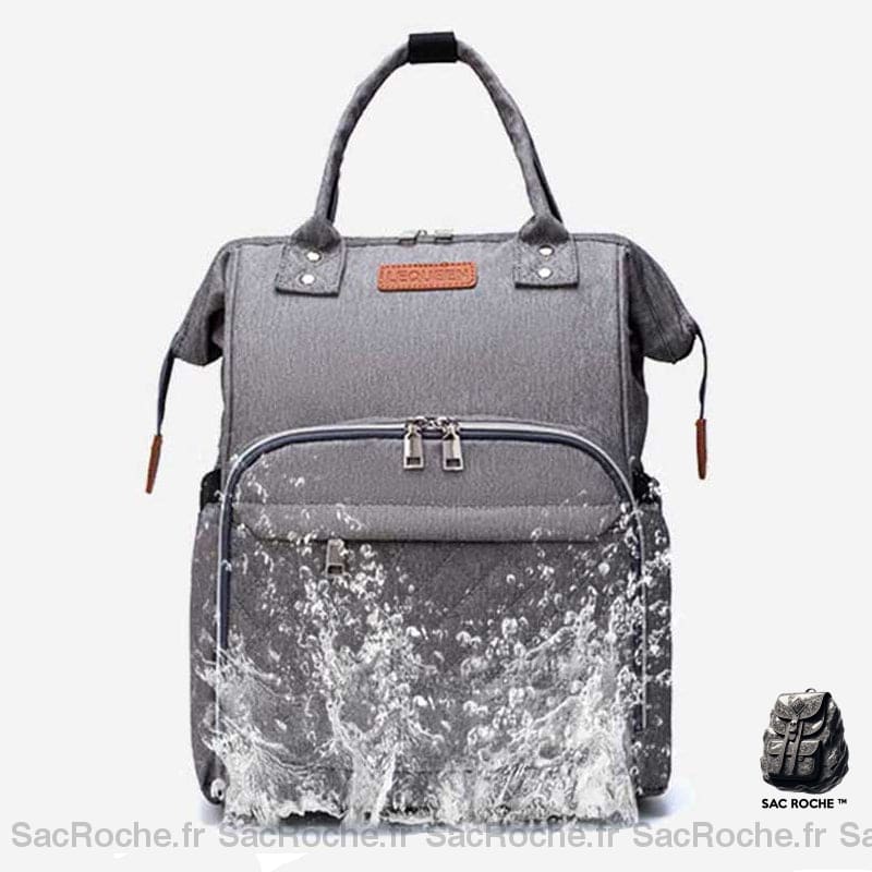 Sac À Couche Isotherme Avec Port Usb Dos Bébé