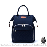 Sac à couche matelassé tendance - modèle Bleu Foncé - Sac Roche ™
