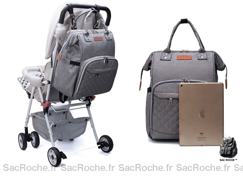 Sac À Couche Matelassé Tendance Dos Bébé