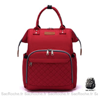 Sac à couche matelassé tendance - modèle Rouge - Sac Roche ™