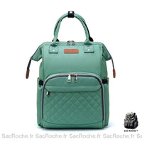 Sac à couche matelassé tendance - modèle Vert - Sac Roche ™