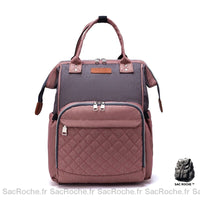 Sac à couche matelassé tendance - modèle Violet - Sac Roche ™
