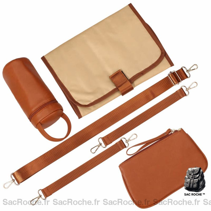 Sac À Couches Bébé 7 En 1 Dos