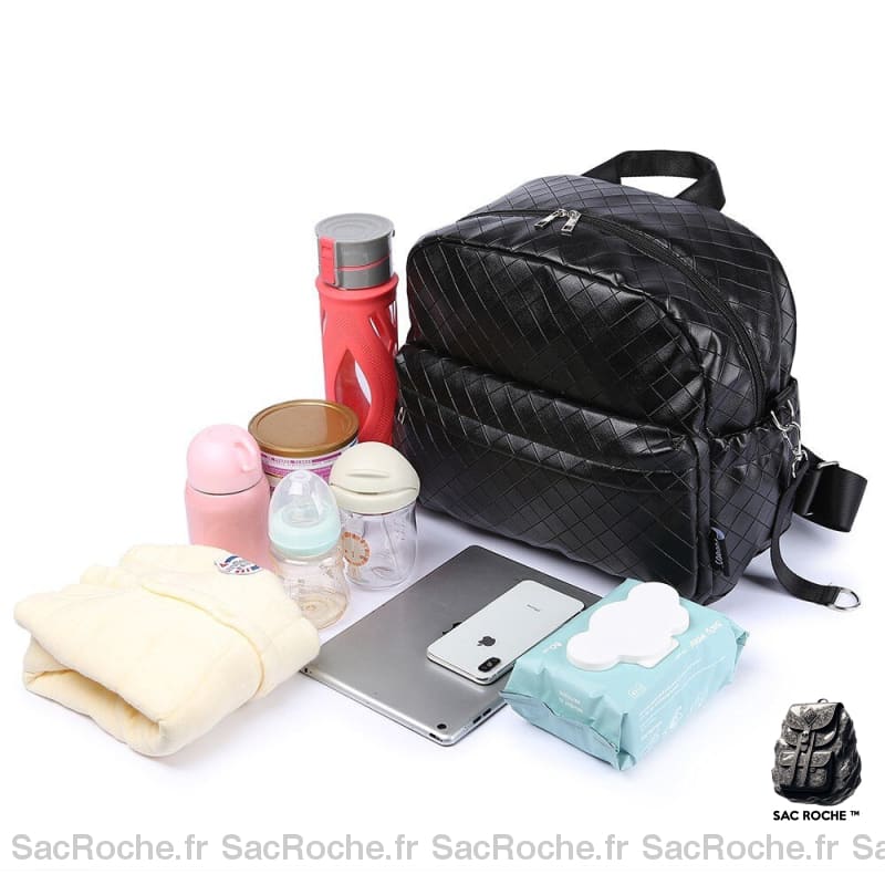 Sac À Couches Bébé Élégant Dos