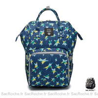 Sac à couches bébé grande capacité - modèle Bleu - Sac Roche ™