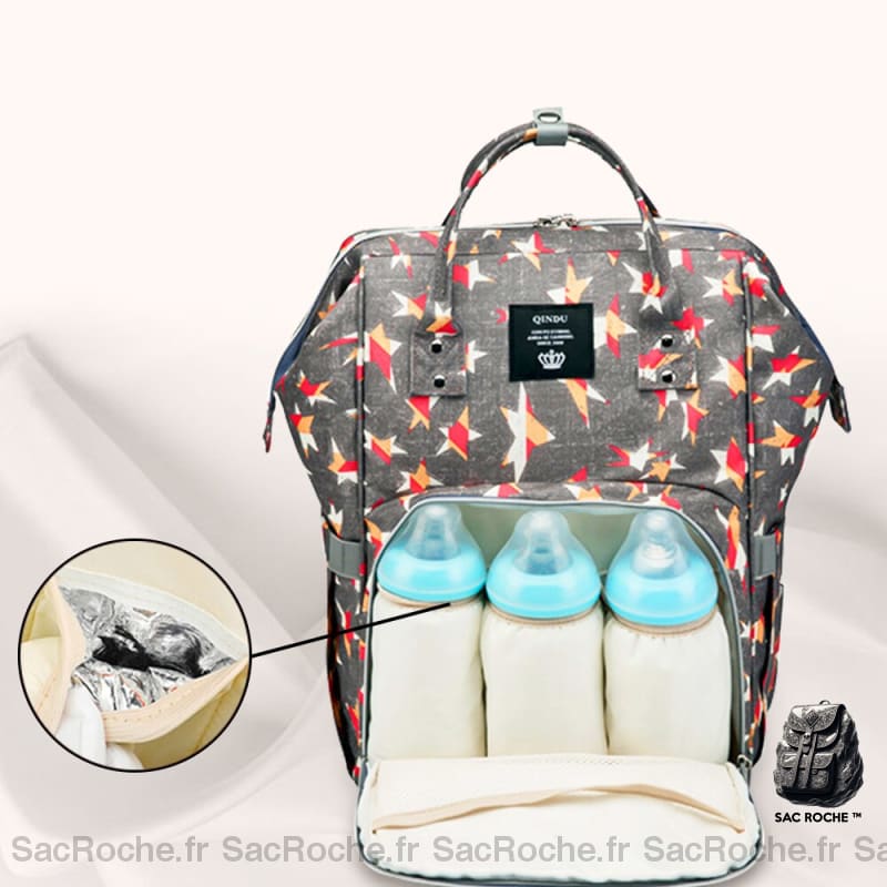 Sac À Couches Bébé Grande Capacité Dos