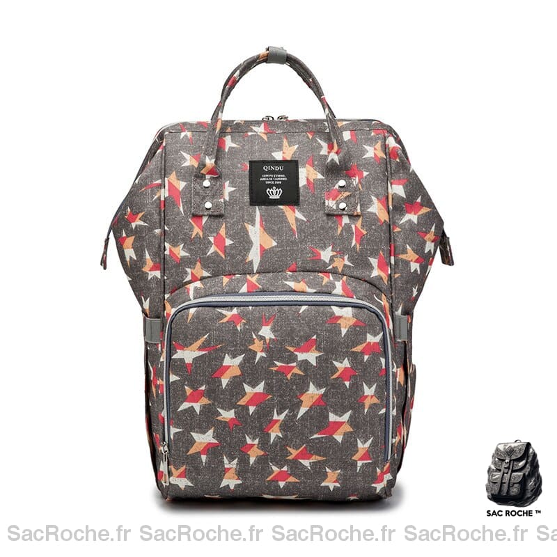 Sac à couches grande capacité pour bébé - Gris - Couche Sac à main